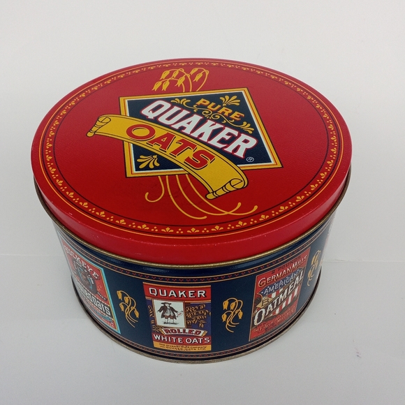 Vintage pure quacker oats tin - Picture 2 of 3